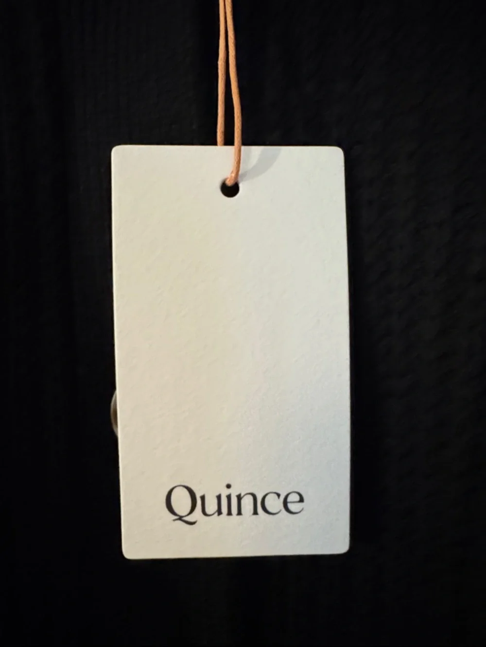 Quince Black Cable-Knit Button Cardigan Sweater - Picture 3 of 6